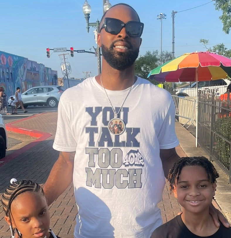 DALLAS COWBOYS 🔵⚪️“YOU TALK TOO MUCH” (Black Tee 1st Edition)